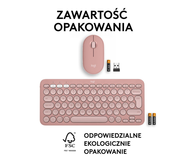 LOGITECH Pebble 2 Combo różowy 920-012241 - 1172743 - zdjęcie 15